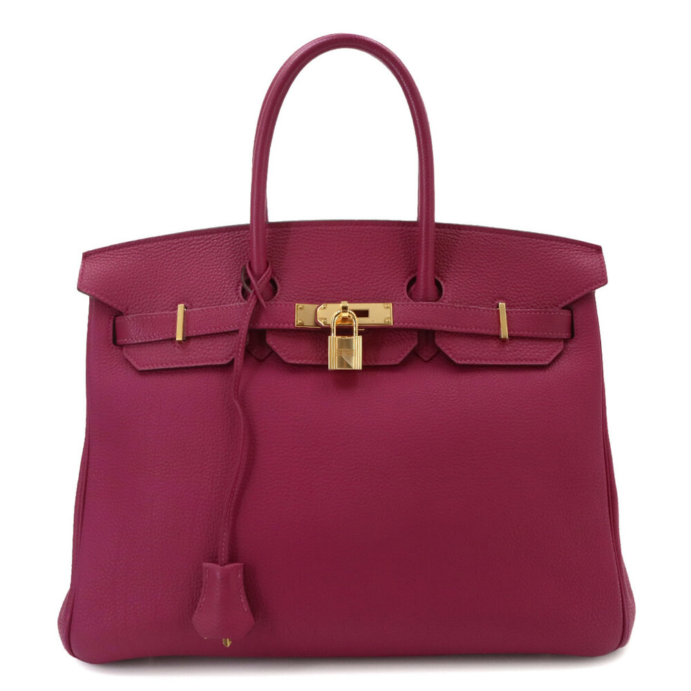 Birkin 35 Hermes HERMES Handbag Togo Tosca □Q stamp Gold hardware